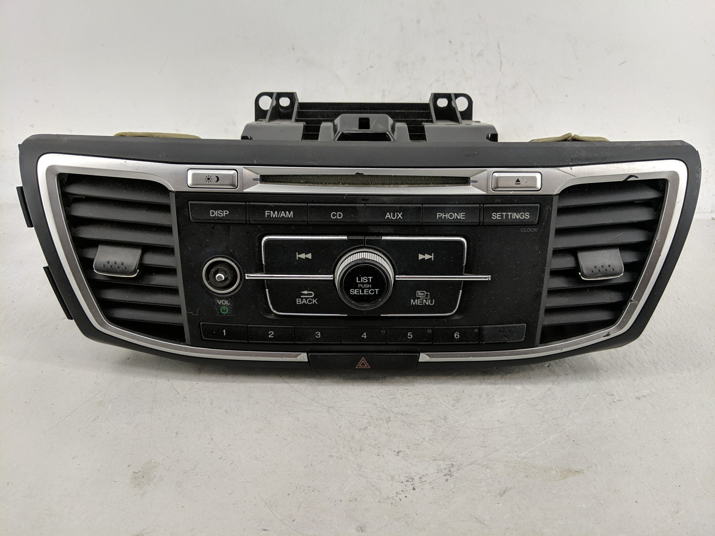 2013-2015 Honda Accord Radio AM FM Cd Player Receiver Replacement P/N:39100-T2A-A321 Fits Fits 2013 2014 2015 OEM Used Auto 