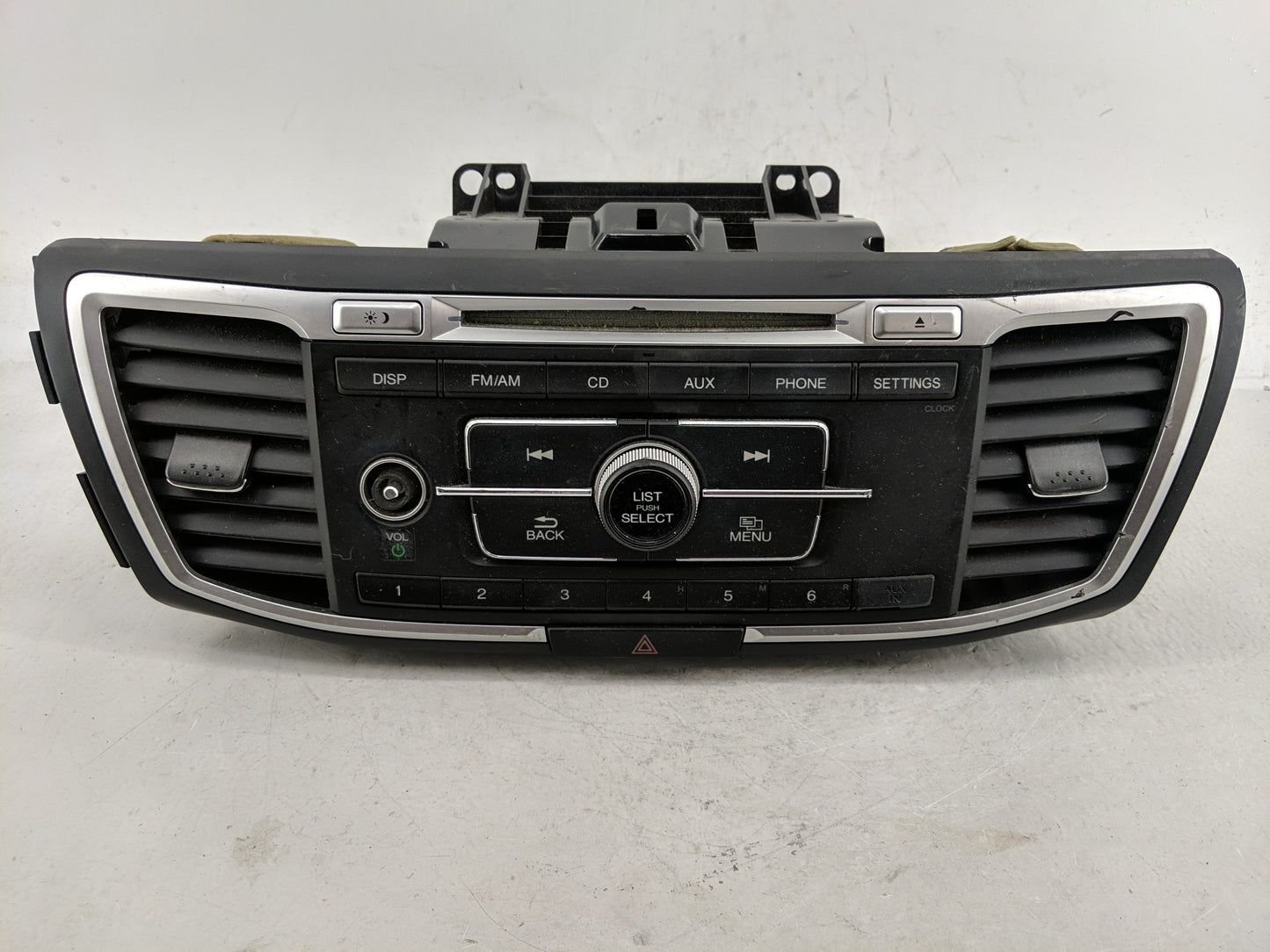 2013-2015 Honda Accord Radio AM FM Cd Player Receiver Replacement P/N:39100-T2A-A321 Fits Fits 2013 2014 2015 OEM Used Auto 