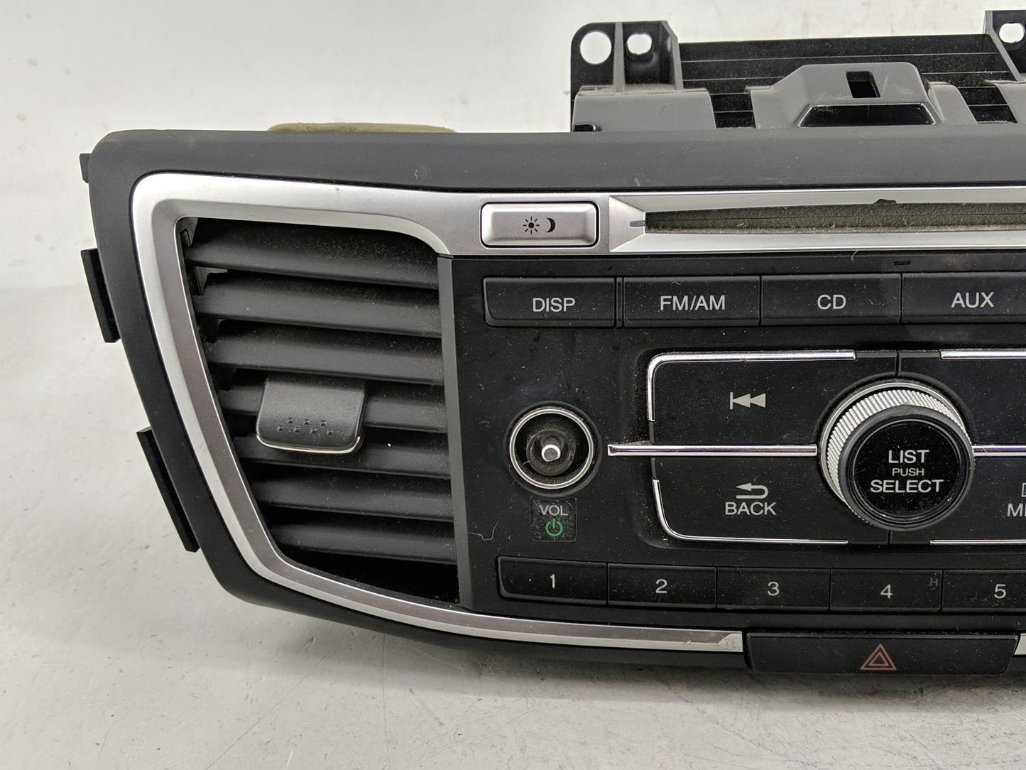 2013-2015 Honda Accord Radio AM FM Cd Player Receiver Replacement P/N:39100-T2A-A321 Fits Fits 2013 2014 2015 OEM Used Auto 