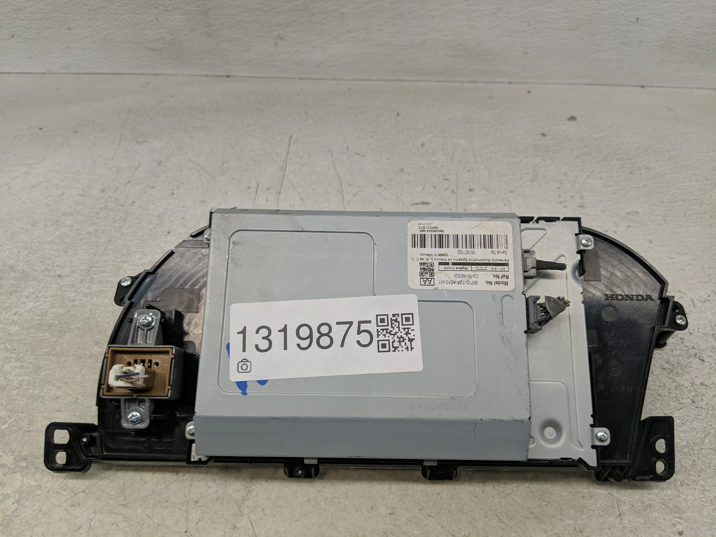 2015 Honda Accord Instrument Cluster Speedometer Gauges P/N:39710-T2A-A010-M1 Fits OEM Used Auto Parts - Oemusedautoparts1.c