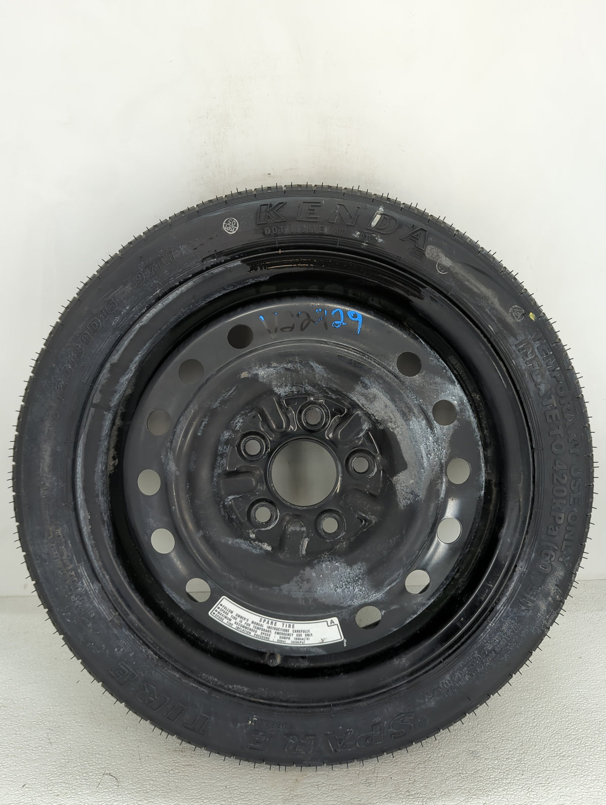 2013-2022 Honda Accord Spare Donut Tire Wheel Rim Oem 1351415 - Oemusedautoparts1.com
