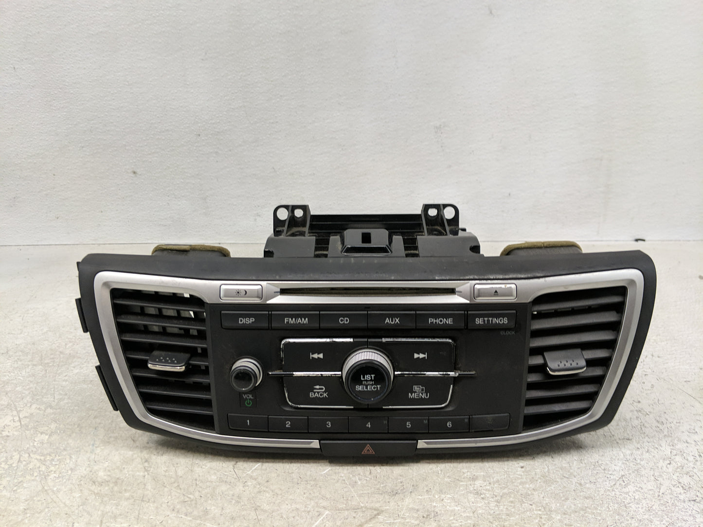 2013-2015 Honda Accord Radio AM FM Cd Player Receiver Replacement P/N:39100-T2A-A321 Fits Fits 2013 2014 2015 OEM Used Auto 