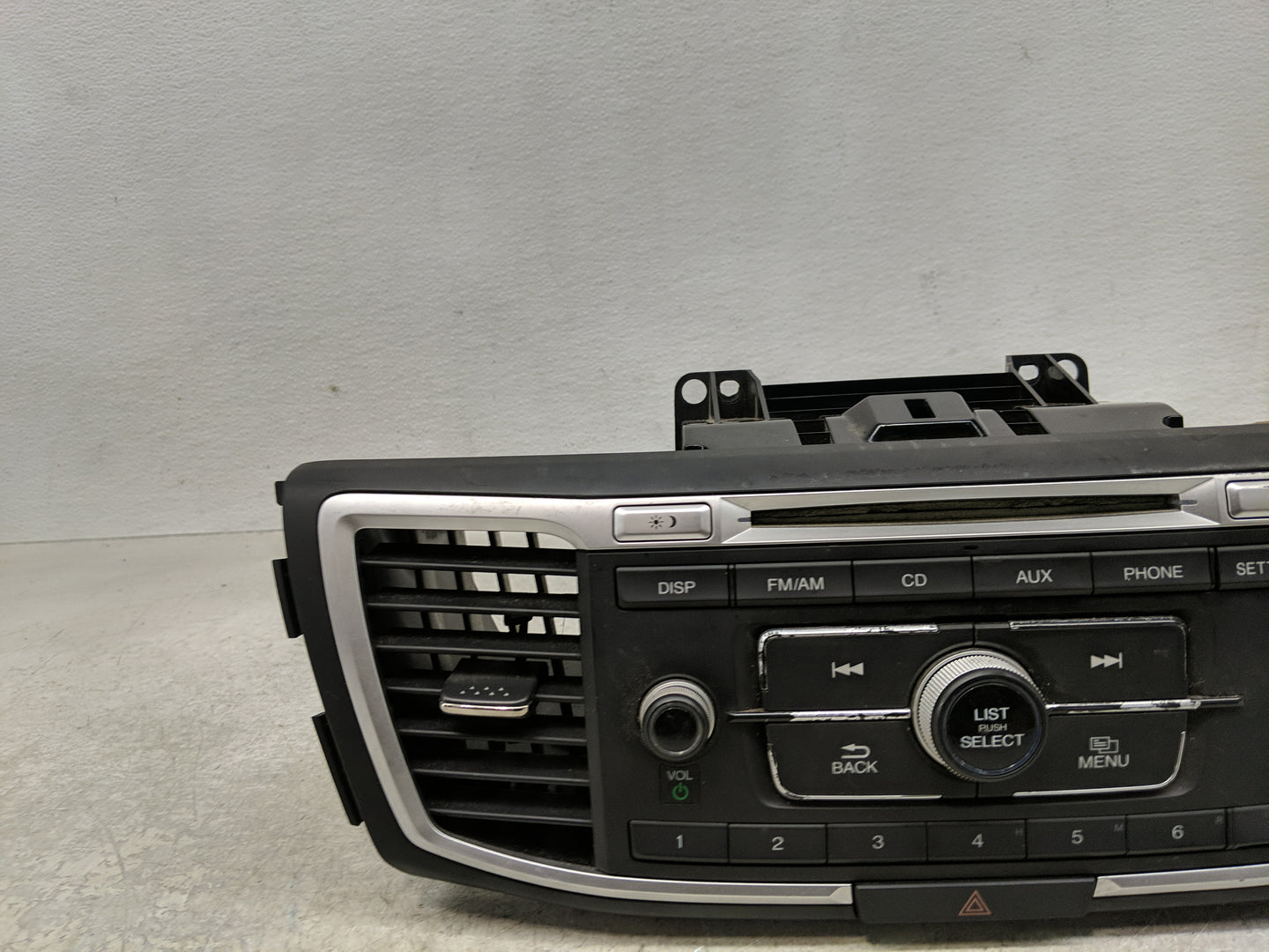 2013-2015 Honda Accord Radio AM FM Cd Player Receiver Replacement P/N:39100-T2A-A321 Fits Fits 2013 2014 2015 OEM Used Auto 