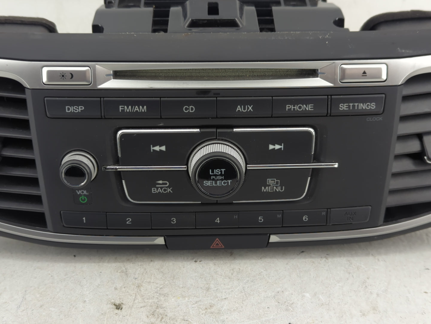 2013-2015 Honda Accord Radio AM FM Cd Player Receiver Replacement P/N:39100-T2A-A321 Fits Fits 2013 2014 2015 OEM Used Auto 
