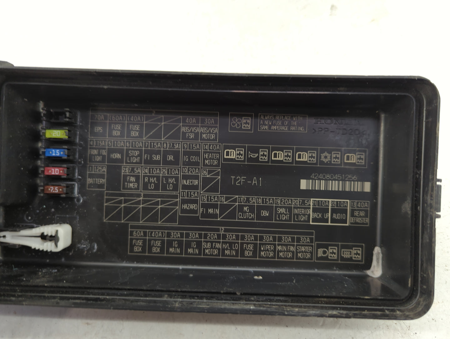 2013-2017 Honda Accord Fusebox Fuse Box Panel Relay Module Fits Fits 2013 2014 2015 2016 2017 OEM Used Auto Parts - Oemuseda