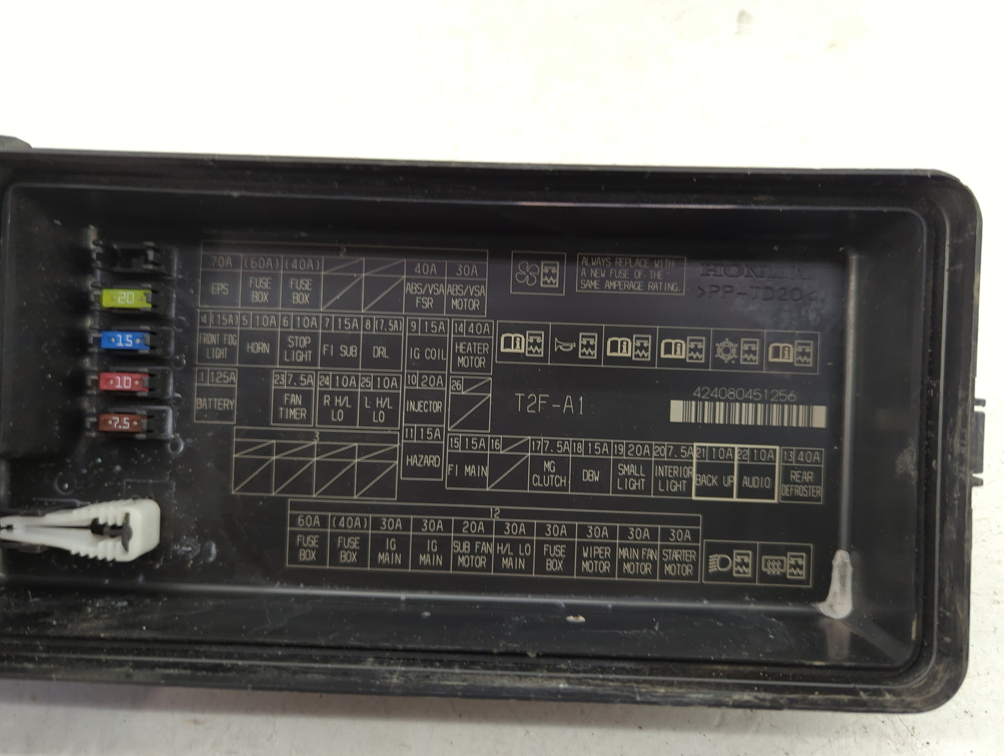 2013-2017 Honda Accord Fusebox Fuse Box Panel Relay Module Fits Fits 2013 2014 2015 2016 2017 OEM Used Auto Parts - Oemuseda