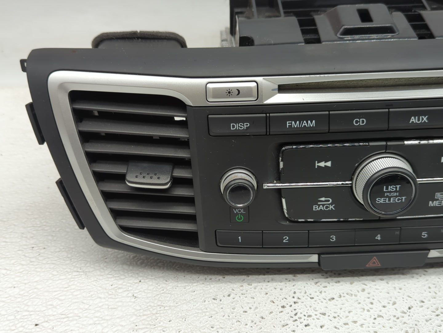 2013-2015 Honda Accord Radio AM FM Cd Player Receiver Replacement P/N:39100-T2A-A321 Fits Fits 2013 2014 2015 OEM Used Auto 