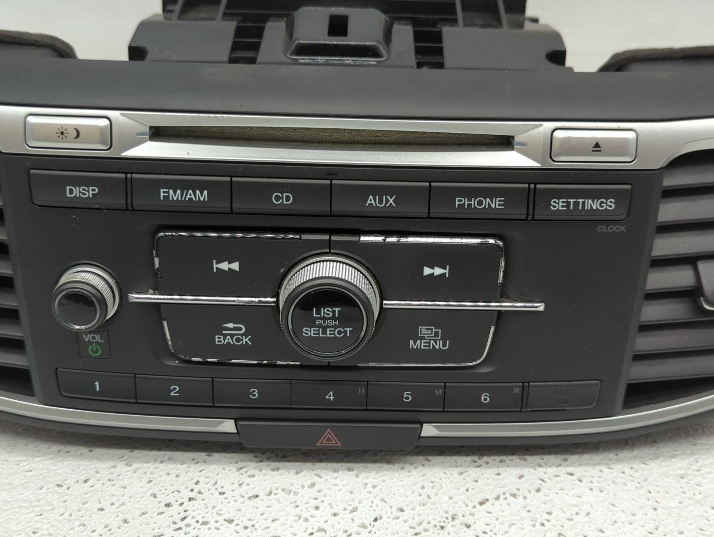 2013-2015 Honda Accord Radio AM FM Cd Player Receiver Replacement P/N:39100-T2A-A321 Fits Fits 2013 2014 2015 OEM Used Auto 