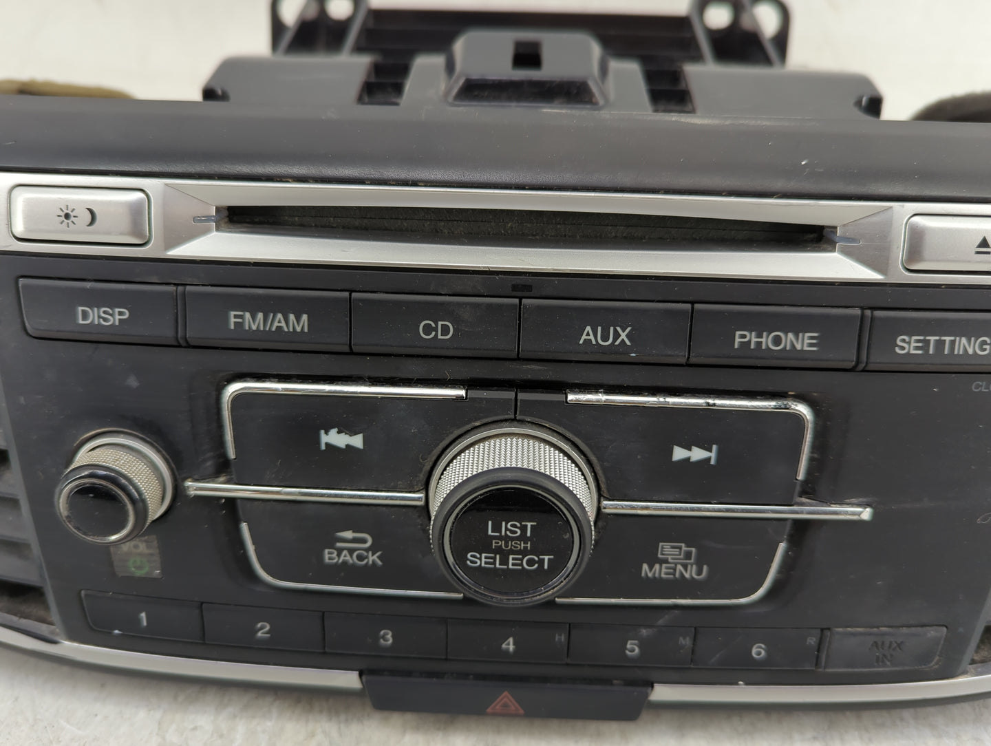 2013-2015 Honda Accord Radio AM FM Cd Player Receiver Replacement P/N:39100T2AA202 Fits Fits 2013 2014 2015 OEM Used Auto Pa