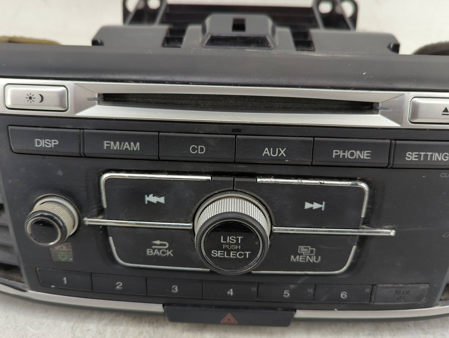 2013-2015 Honda Accord Radio AM FM Cd Player Receiver Replacement P/N:39100T2AA202 Fits Fits 2013 2014 2015 OEM Used Auto Pa