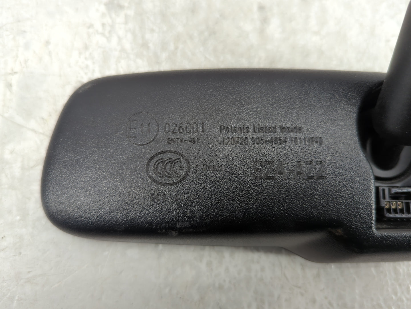 2014-2015 Honda Accord Interior Rear View Mirror Replacement OEM P/N:SZA-A22 GNTX-461 Fits OEM Used Auto Parts - Oemusedauto