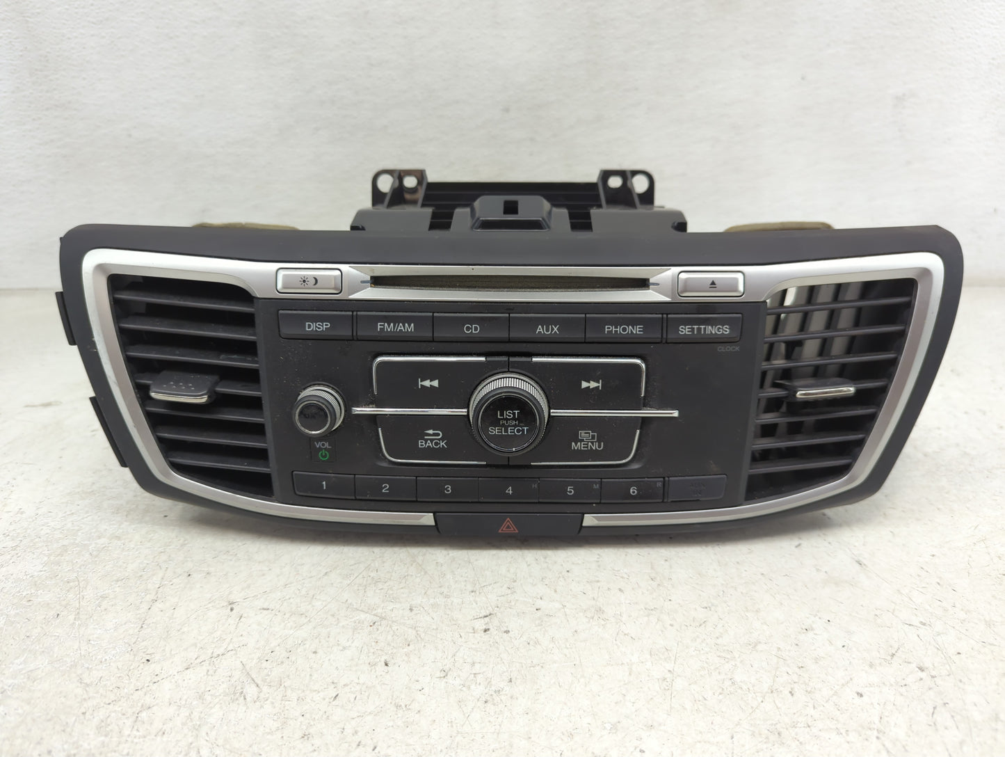 2013-2015 Honda Accord Radio AM FM Cd Player Receiver Replacement P/N:39100-T2A-A221 Fits Fits 2013 2014 2015 OEM Used Auto 