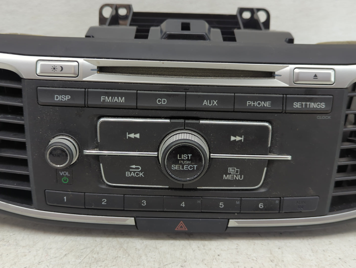 2013-2015 Honda Accord Radio AM FM Cd Player Receiver Replacement P/N:39100-T2A-A221 Fits Fits 2013 2014 2015 OEM Used Auto 
