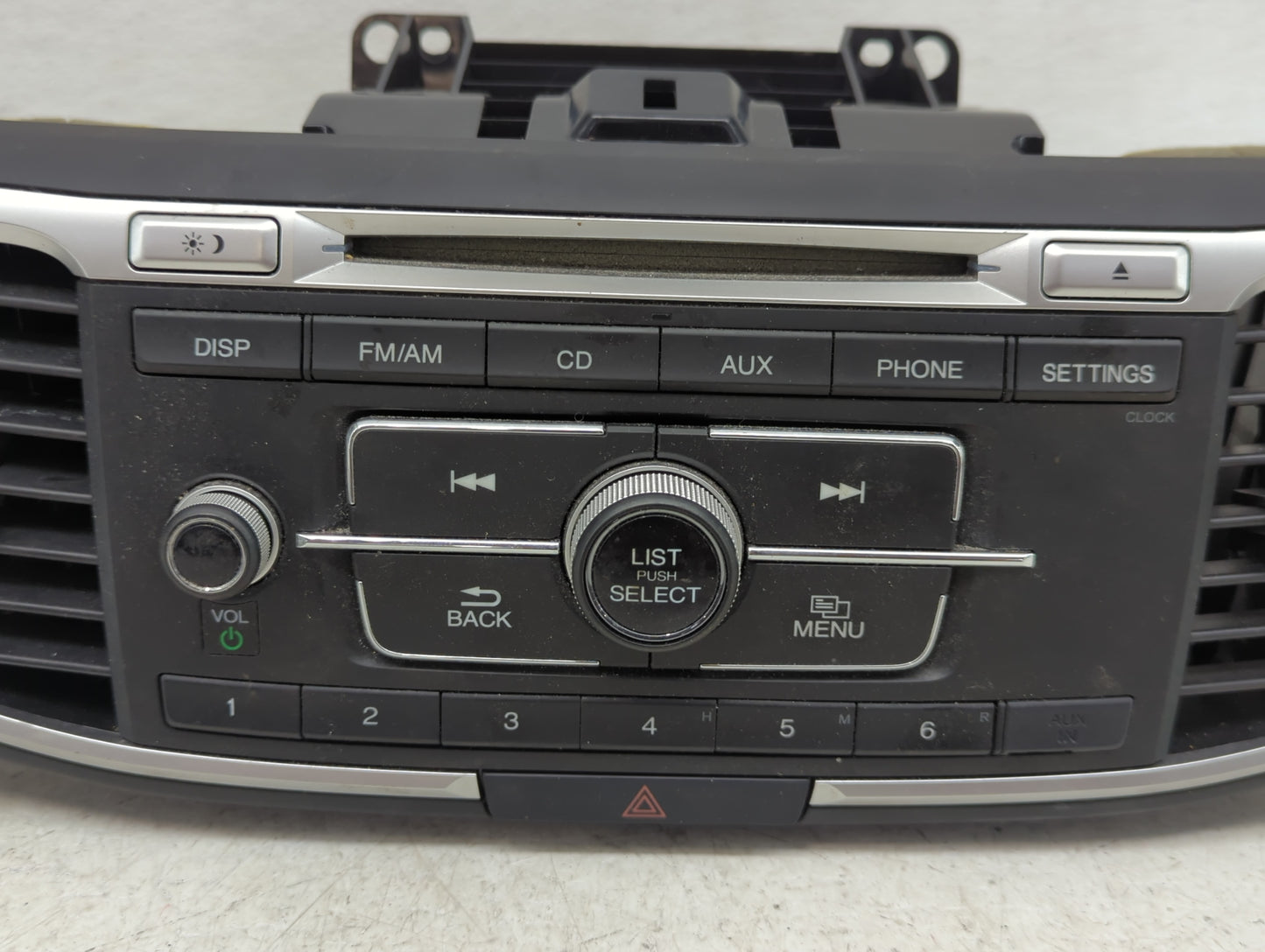 2013-2015 Honda Accord Radio AM FM Cd Player Receiver Replacement P/N:39100-T2A-A221 Fits Fits 2013 2014 2015 OEM Used Auto 