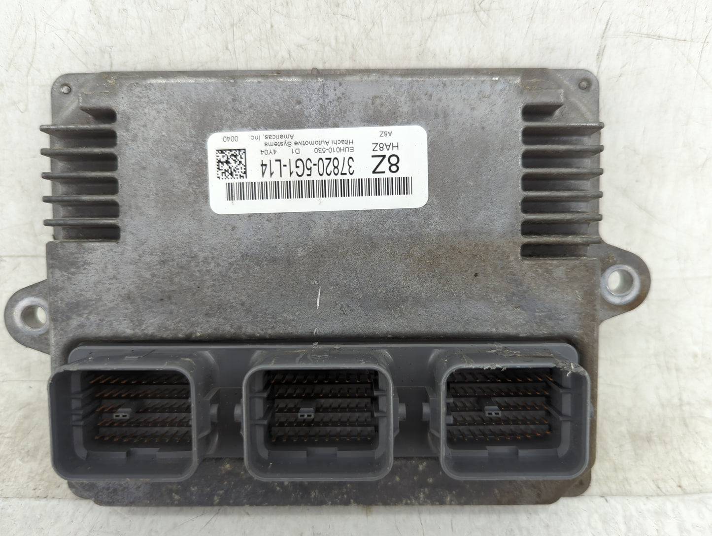 2014-2015 Honda Accord PCM Engine Control Computer ECU ECM PCU OEM P/N:37820-5G1-L14 EUH010-530 Fits Fits 2014 2015 OEM Used