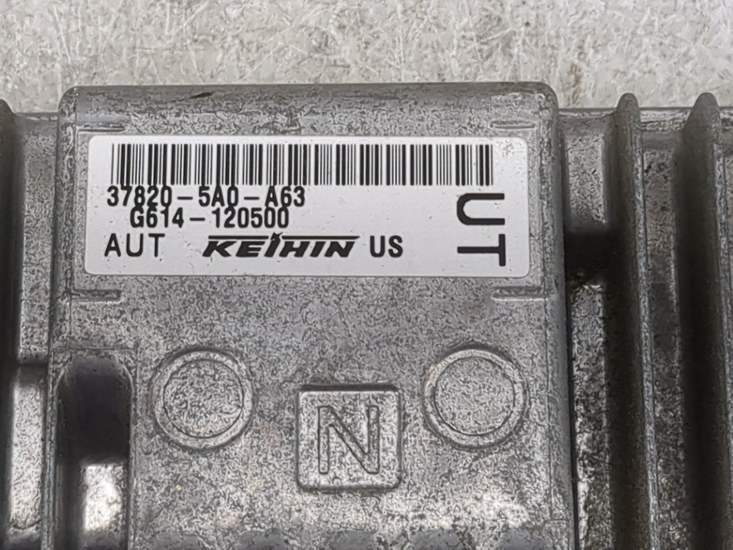 2015 Honda Accord PCM Engine Control Computer ECU ECM PCU OEM P/N:37820-5A0-A63 G614-120500 Fits OEM Used Auto Parts - Oemus