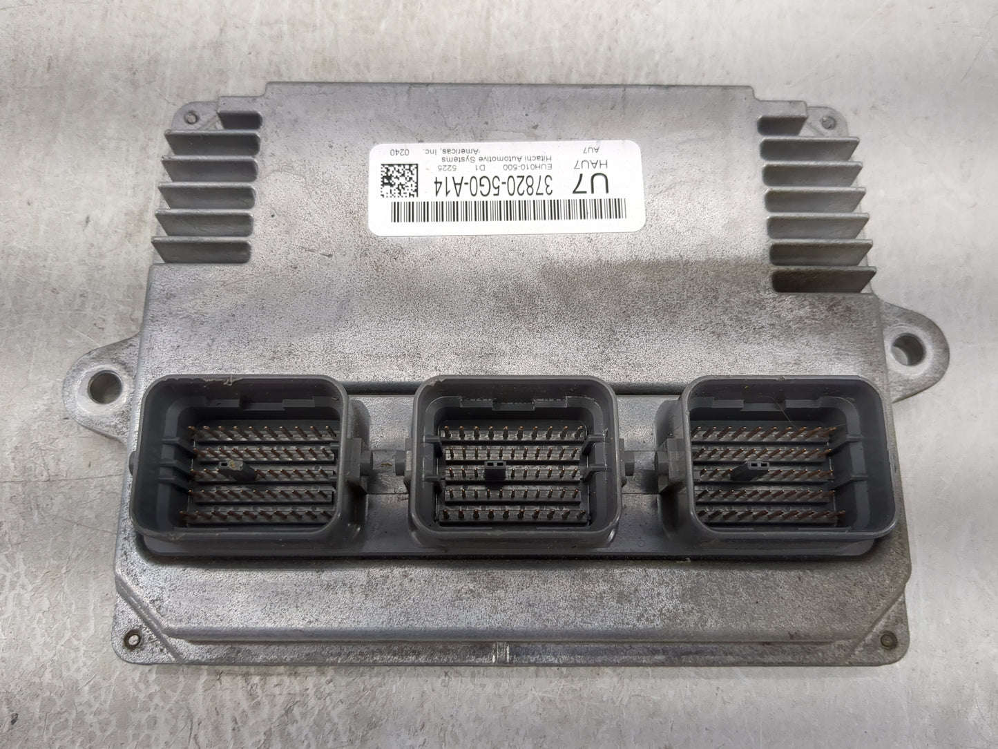 2014-2015 Honda Accord PCM Engine Control Computer ECU ECM PCU OEM P/N:37820-5G0-A14 EUH010-500 Fits Fits 2014 2015 OEM Used