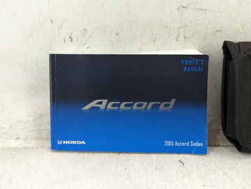 2015 Honda Accord Owners Manual Book Guide P/N:00X31-T2A-6200 31T2A620 OEM Used Auto Parts