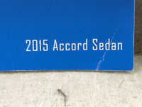 2015 Honda Accord Owners Manual Book Guide P/N:00X31-T2A-6200 31T2A620 OEM Used Auto Parts - Oemusedautoparts1.com