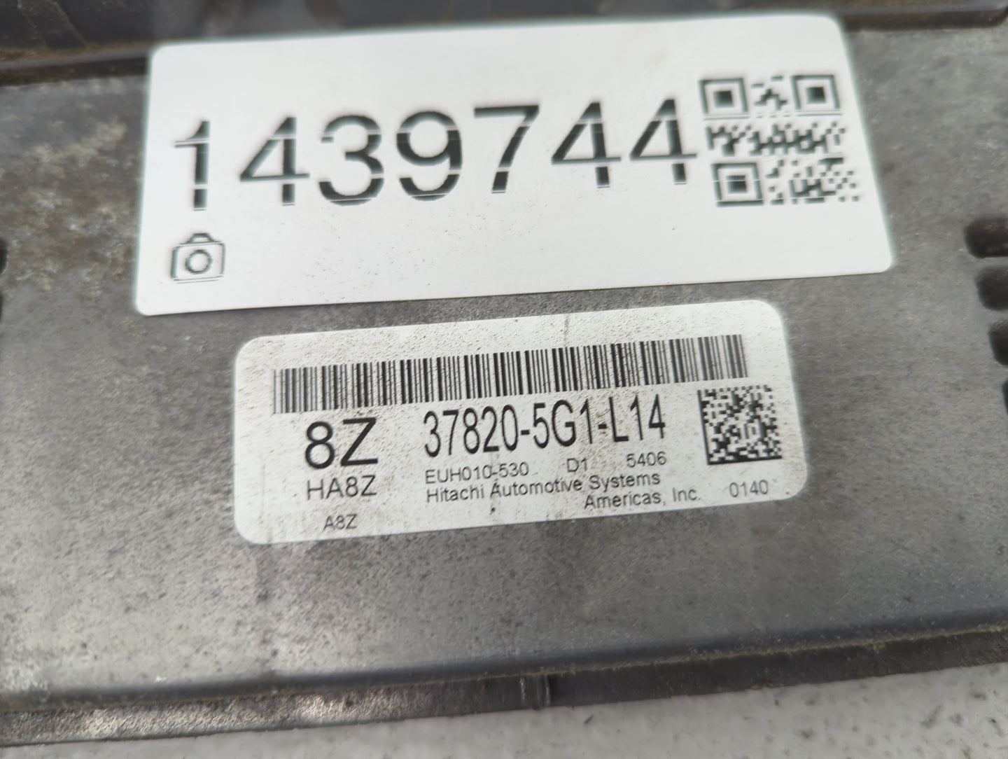 2015 Honda Accord PCM Engine Control Computer ECU ECM PCU OEM P/N:37820-5G1-L14 Fits OEM Used Auto Parts - Oemusedautoparts1