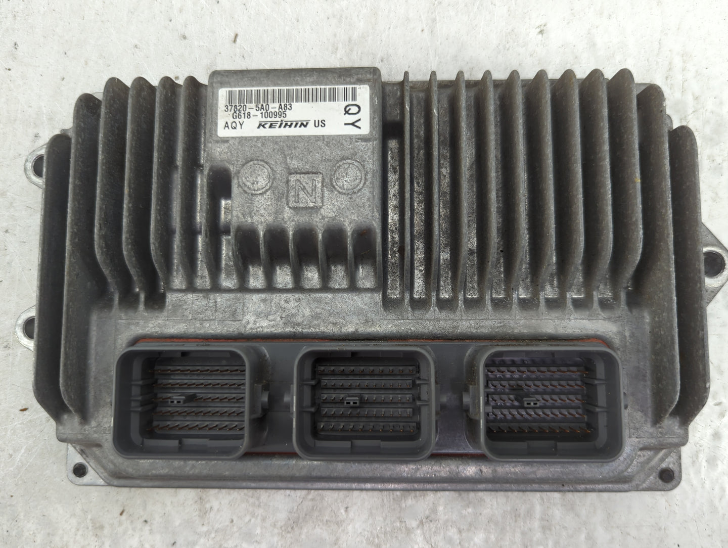 2015 Honda Accord PCM Engine Control Computer ECU ECM PCU OEM P/N:37820-5A0-A83 G618-100995 Fits OEM Used Auto Parts - Oemus