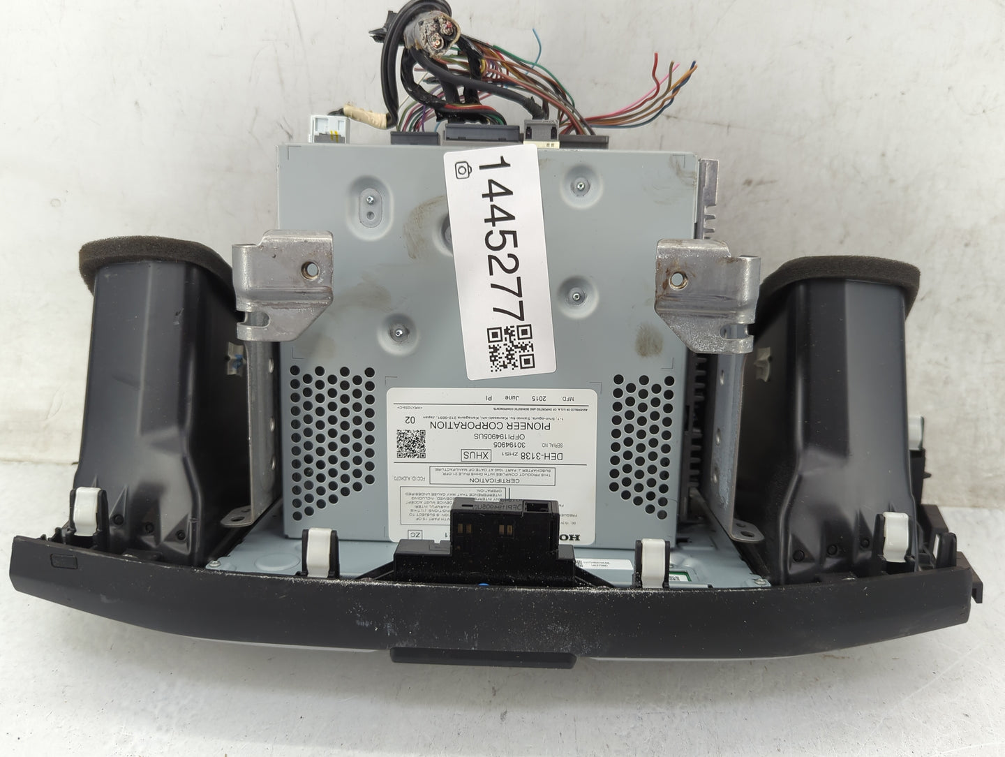 2013-2015 Honda Accord Radio AM FM Cd Player Receiver Replacement P/N:DEH-3138 AJDK070, 30194905 Fits Fits 2013 2014 2015 OE