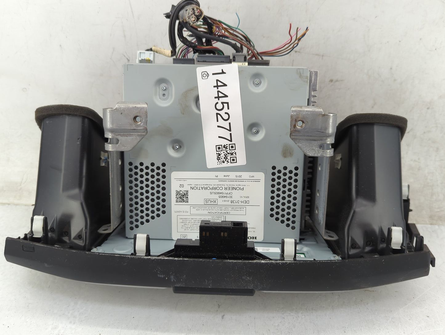 2013-2015 Honda Accord Radio AM FM Cd Player Receiver Replacement P/N:DEH-3138 AJDK070, 30194905 Fits Fits 2013 2014 2015 OE