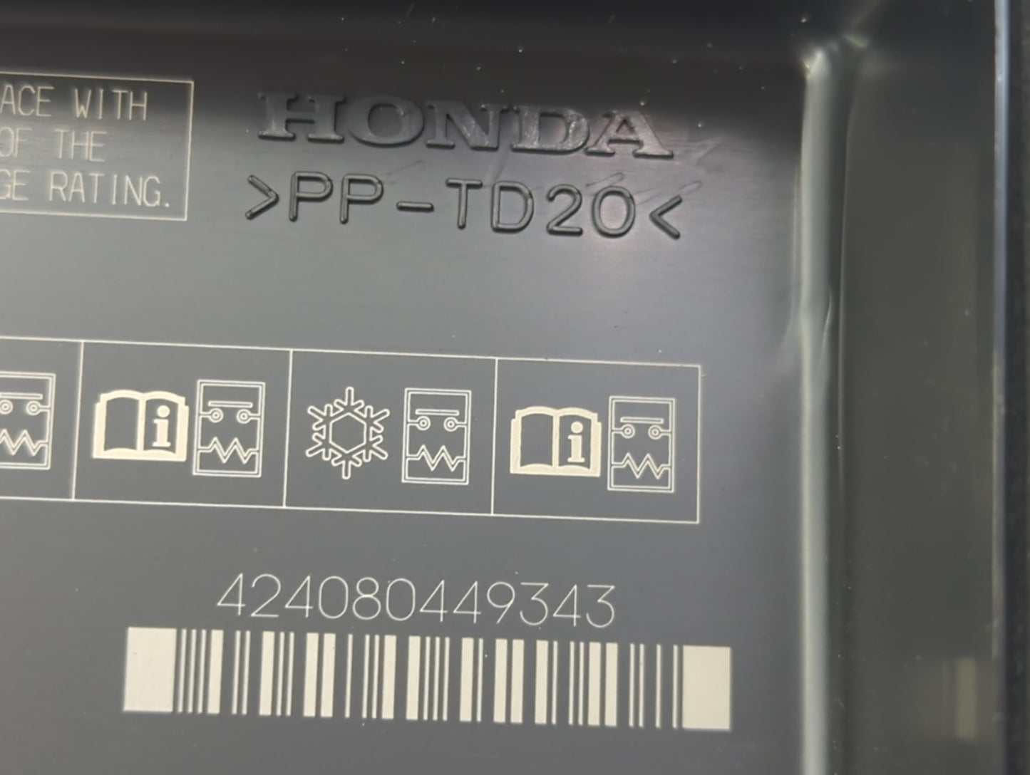 2013-2017 Honda Accord Fusebox Fuse Box Panel Relay Module Fits Fits 2013 2014 2015 2016 2017 OEM Used Auto Parts - Oemuseda