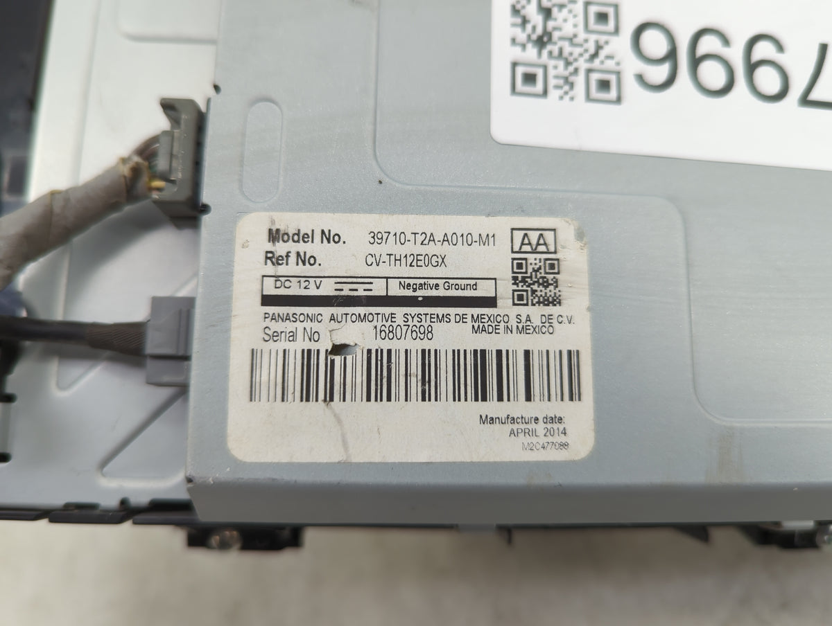 2015 Honda Accord Information Radio Display Screen - Oemusedautoparts1.com