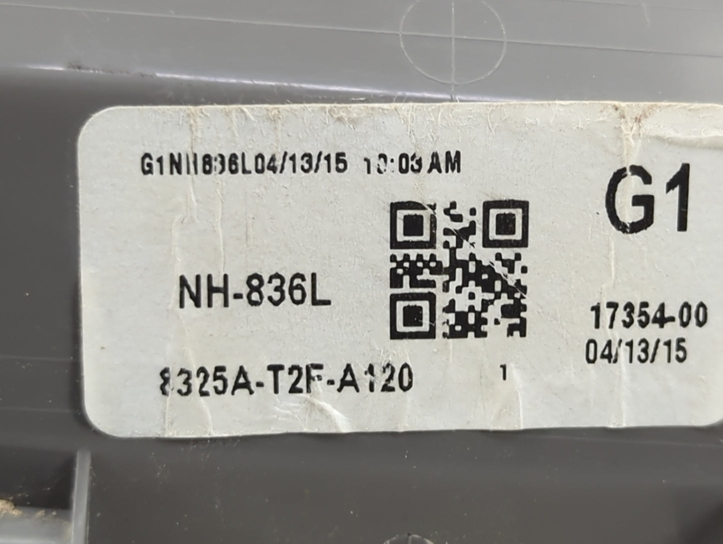 2015 Honda Accord Overhead Roof Console 1465821 - Oemusedautoparts1.com