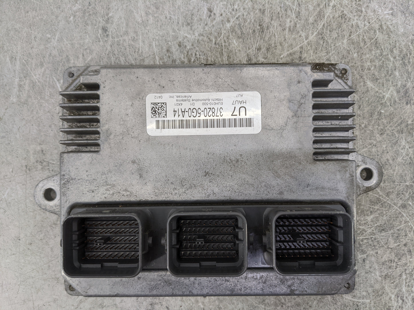 2014-2015 Honda Accord PCM Engine Control Computer ECU ECM PCU OEM P/N:37820-5G0-A14 EUH010-500 Fits Fits 2014 2015 OEM Used