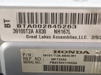 2013-2015 Honda Accord Radio AM FM Cd Player Receiver Replacement P/N:39100T2AA830 39101-T2A-A840-M1 Fits Fits 2013 2014 201