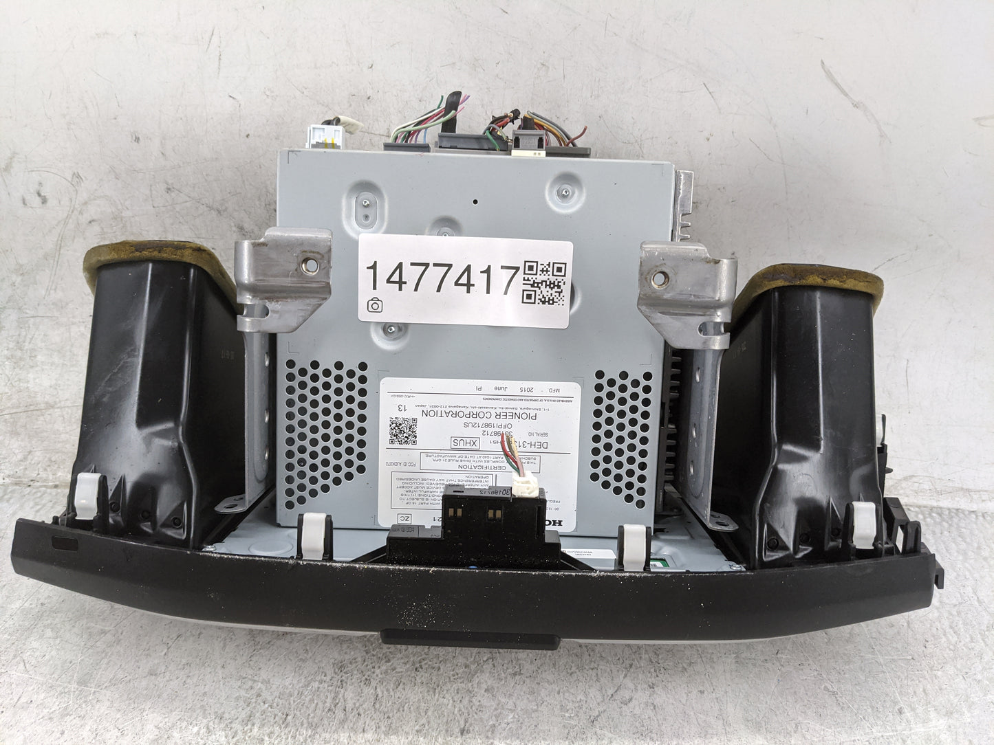 2013-2015 Honda Accord Radio AM FM Cd Player Receiver Replacement P/N:DEH-3138 AJDK070, 39100-T2A-A210 Fits Fits 2013 2014 2
