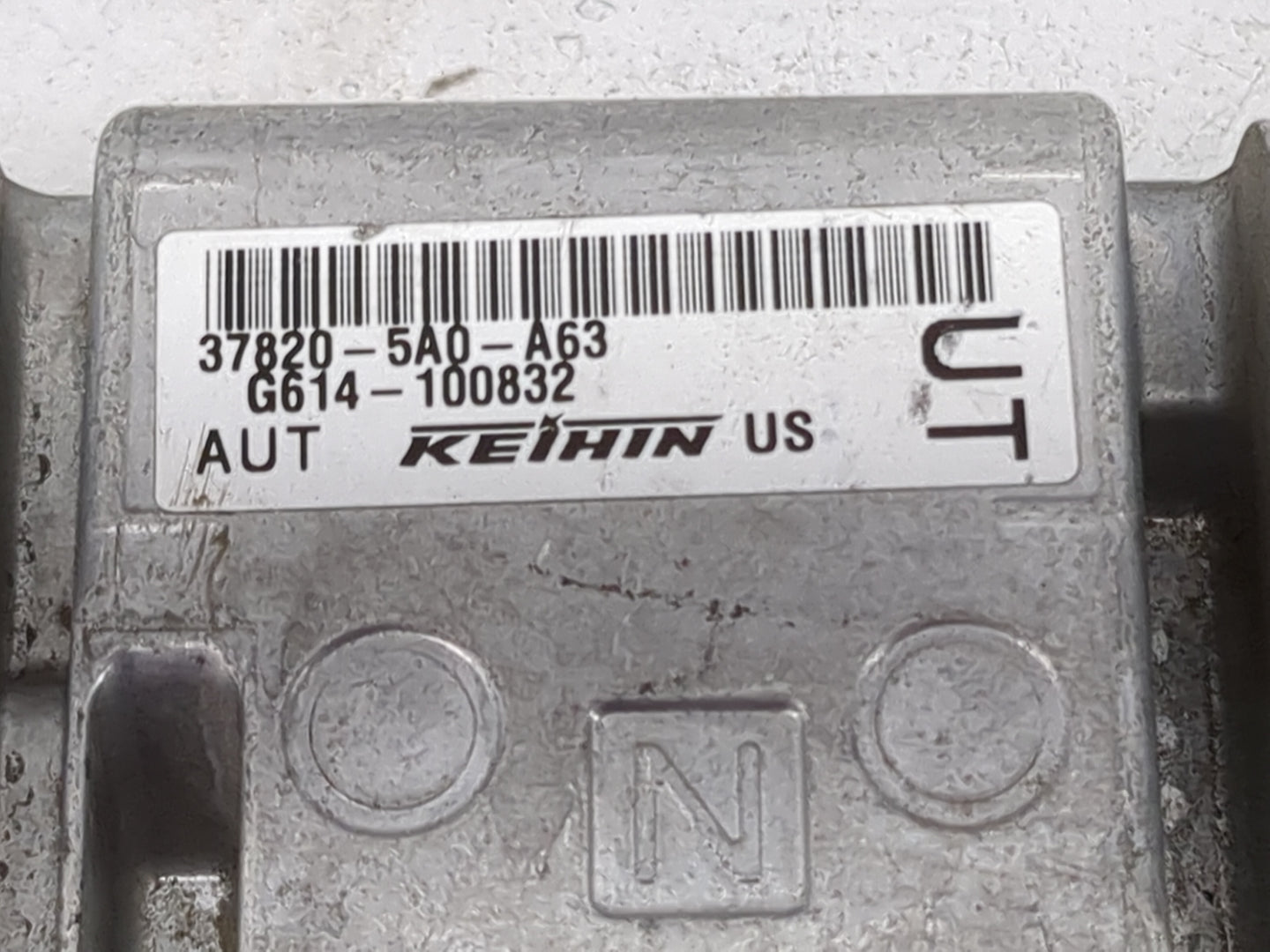2015 Honda Accord PCM Engine Control Computer ECU ECM PCU OEM P/N:37820-5A0-A63 Fits OEM Used Auto Parts - Oemusedautoparts1