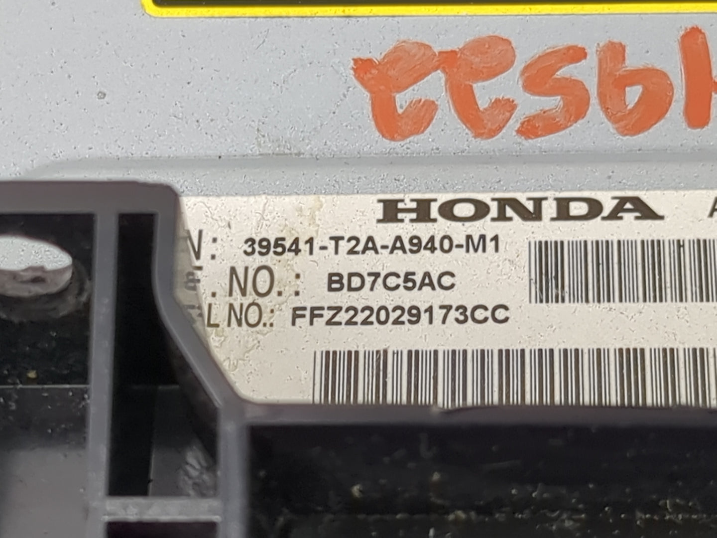 2013-2015 Honda Accord Radio AM FM Cd Player Receiver Replacement P/N:39541-T2A-A940-M1 BD7C5AC Fits Fits 2013 2014 2015 OEM