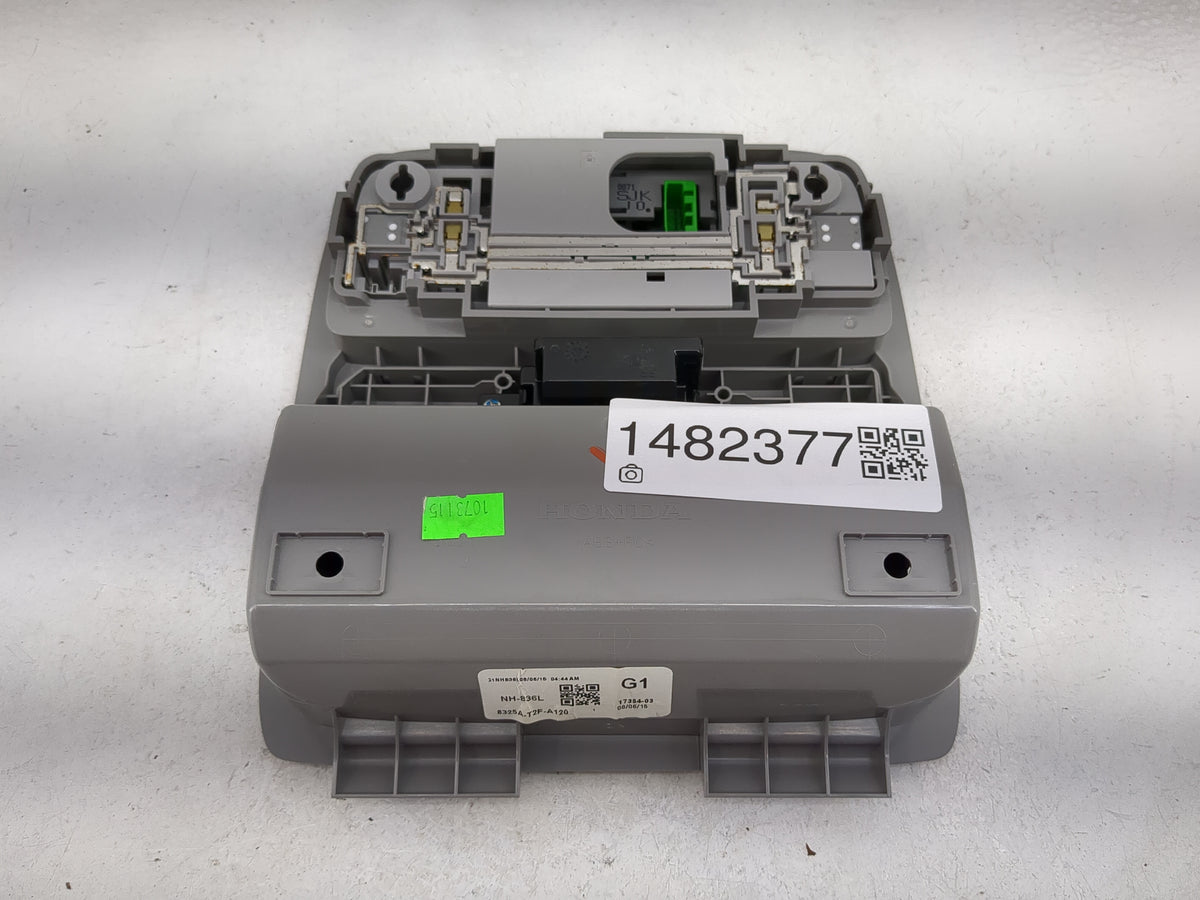 2015 Honda Accord Overhead Roof Console Tan - Oemusedautoparts1.com