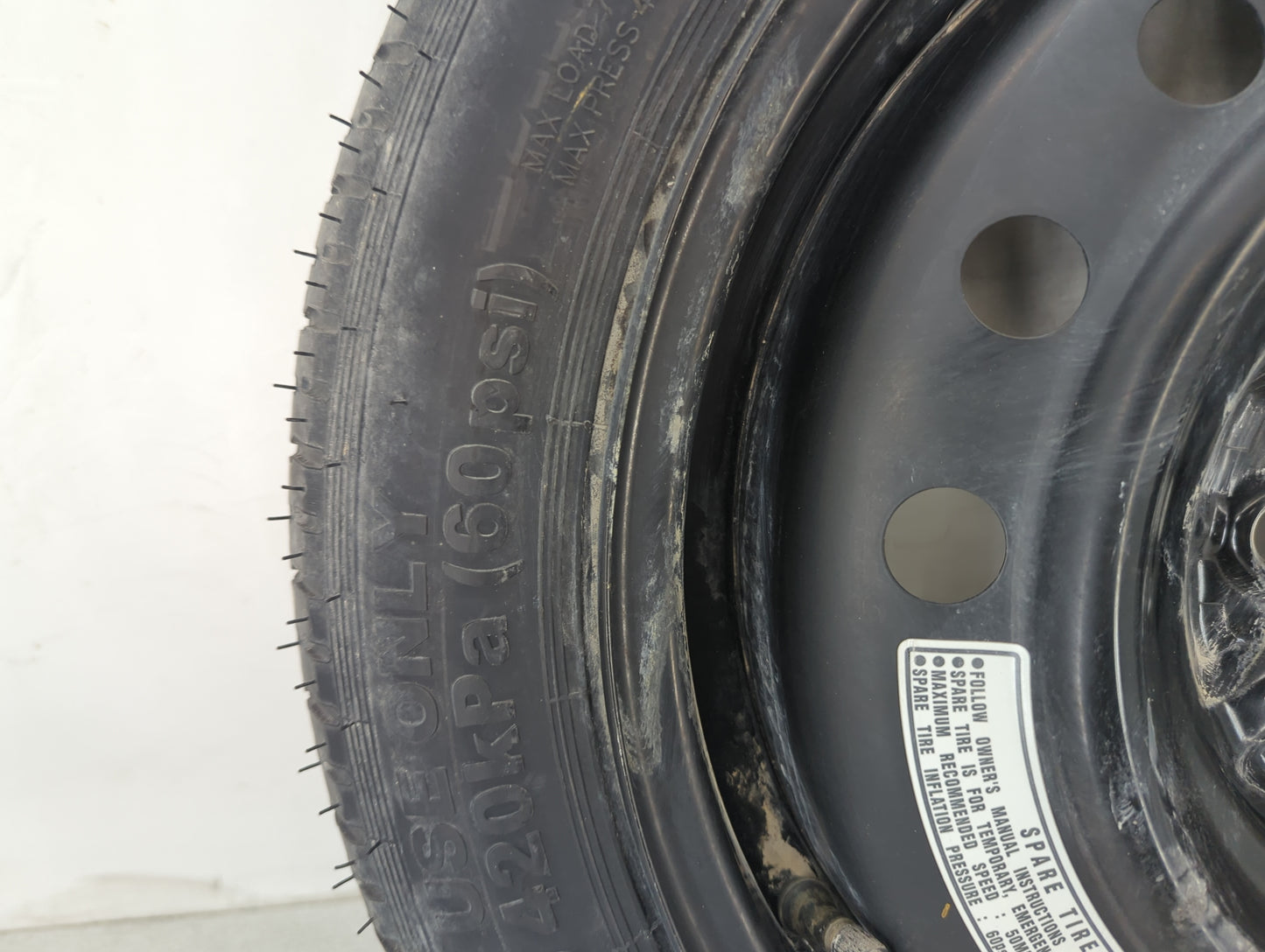 2013-2022 Honda Accord Spare Donut Tire Wheel Rim Oem 1486956 - Oemusedautoparts1.com