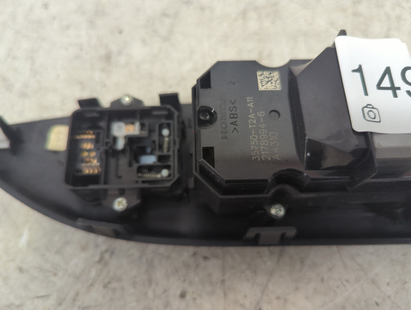 2013-2017 Honda Accord Master Power Window Switch Replacement Driver Side Left P/N:35750-T2A-A11 2178994-6 Fits OEM Used Aut