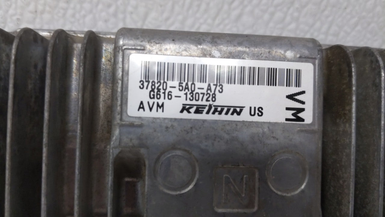 2015 Honda Accord PCM Engine Control Computer ECU ECM PCU OEM P/N:37820-5A0-A74 37820-5A0-A73 Fits OEM Used Auto Parts - Oem