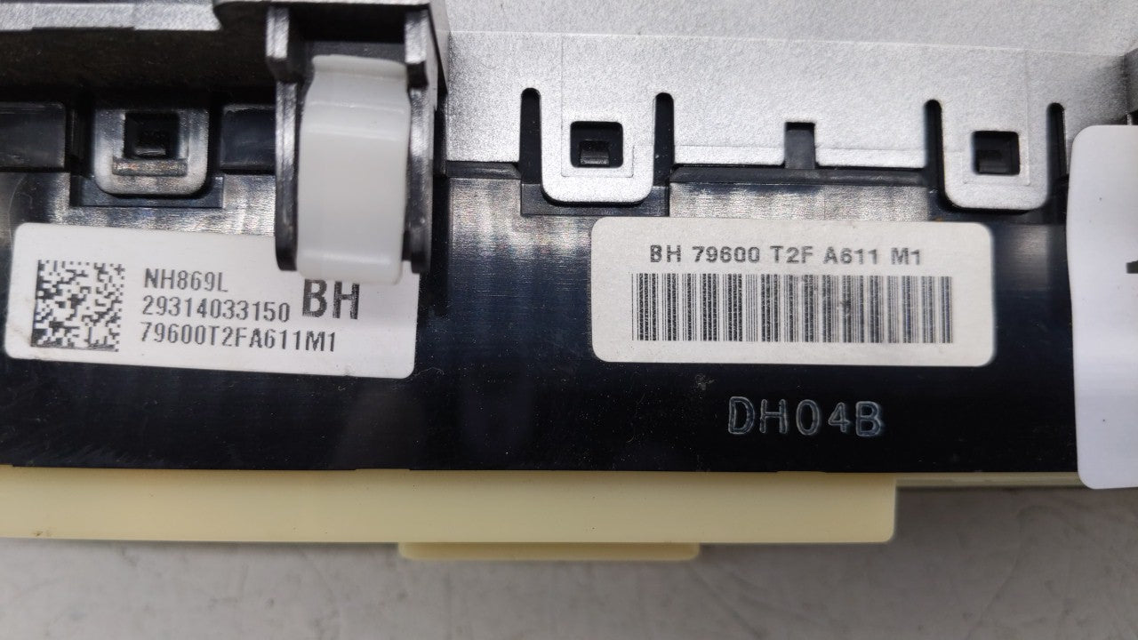 2013-2015 Honda Accord Climate Control Module Temperature AC/Heater Replacement P/N:79600T2FA611M1 Fits Fits 2013 2014 2015 