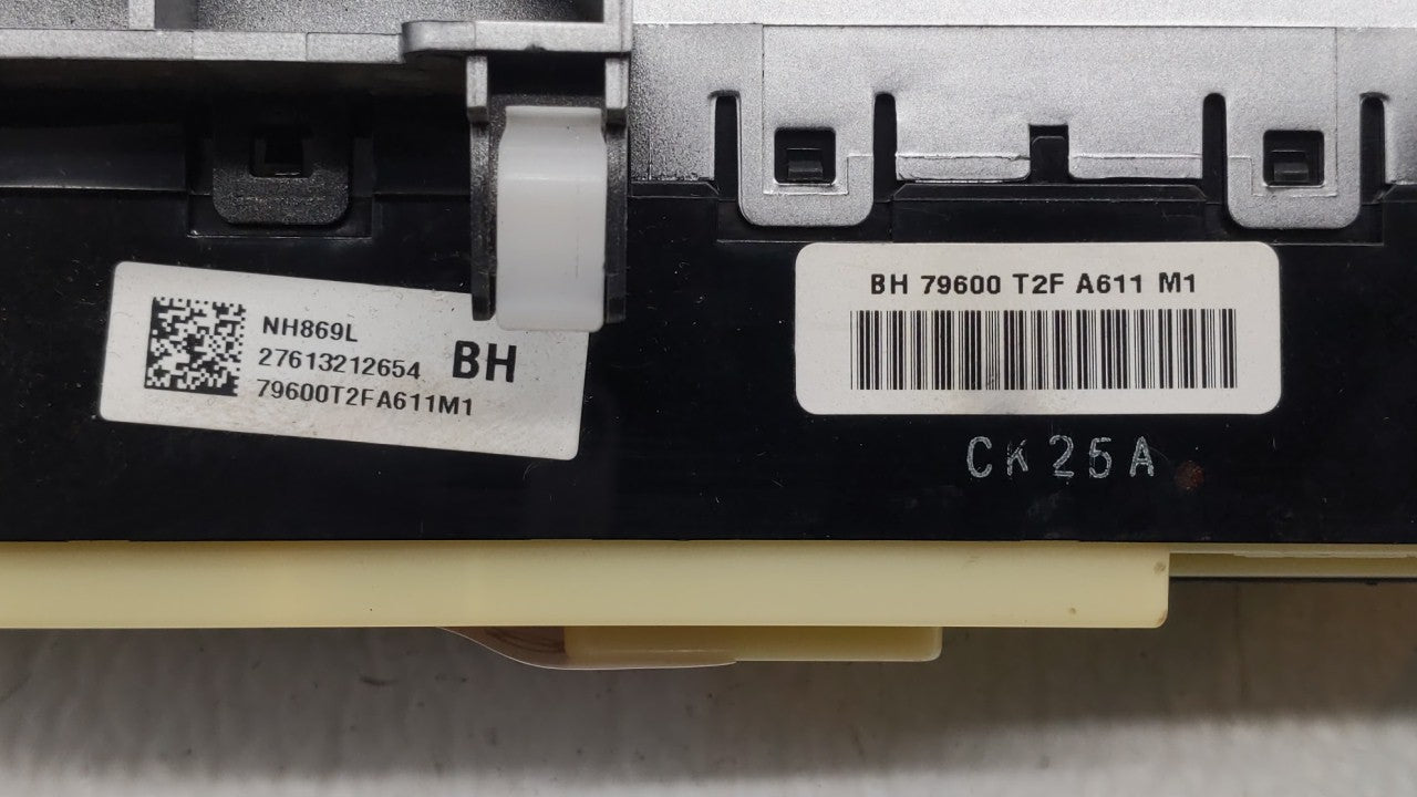 2013-2015 Honda Accord Climate Control Module Temperature AC/Heater Replacement P/N:79600T2FA611M1 Fits Fits 2013 2014 2015 