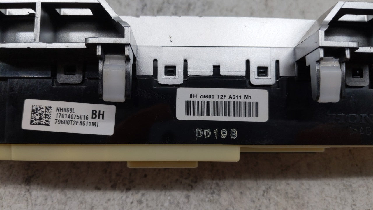 2013-2015 Honda Accord Climate Control Module Temperature AC/Heater Replacement P/N:79600 T2F A611 M1 Fits Fits 2013 2014 20