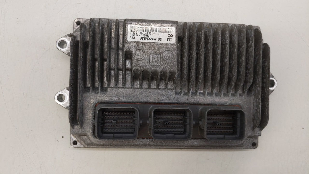 2015 Honda Accord PCM Engine Control Computer ECU ECM PCU OEM P/N:37820-5A0-A53 37820-5A0-A54, 37820-5A0-A53 Fits OEM Used A