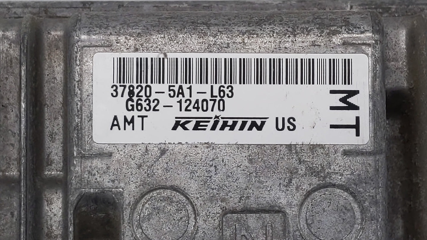 2015 Honda Accord PCM Engine Control Computer ECU ECM PCU OEM P/N:37820-5A0-A63 37820-5A1-L83, 37820-5A0-A64 Fits OEM Used A