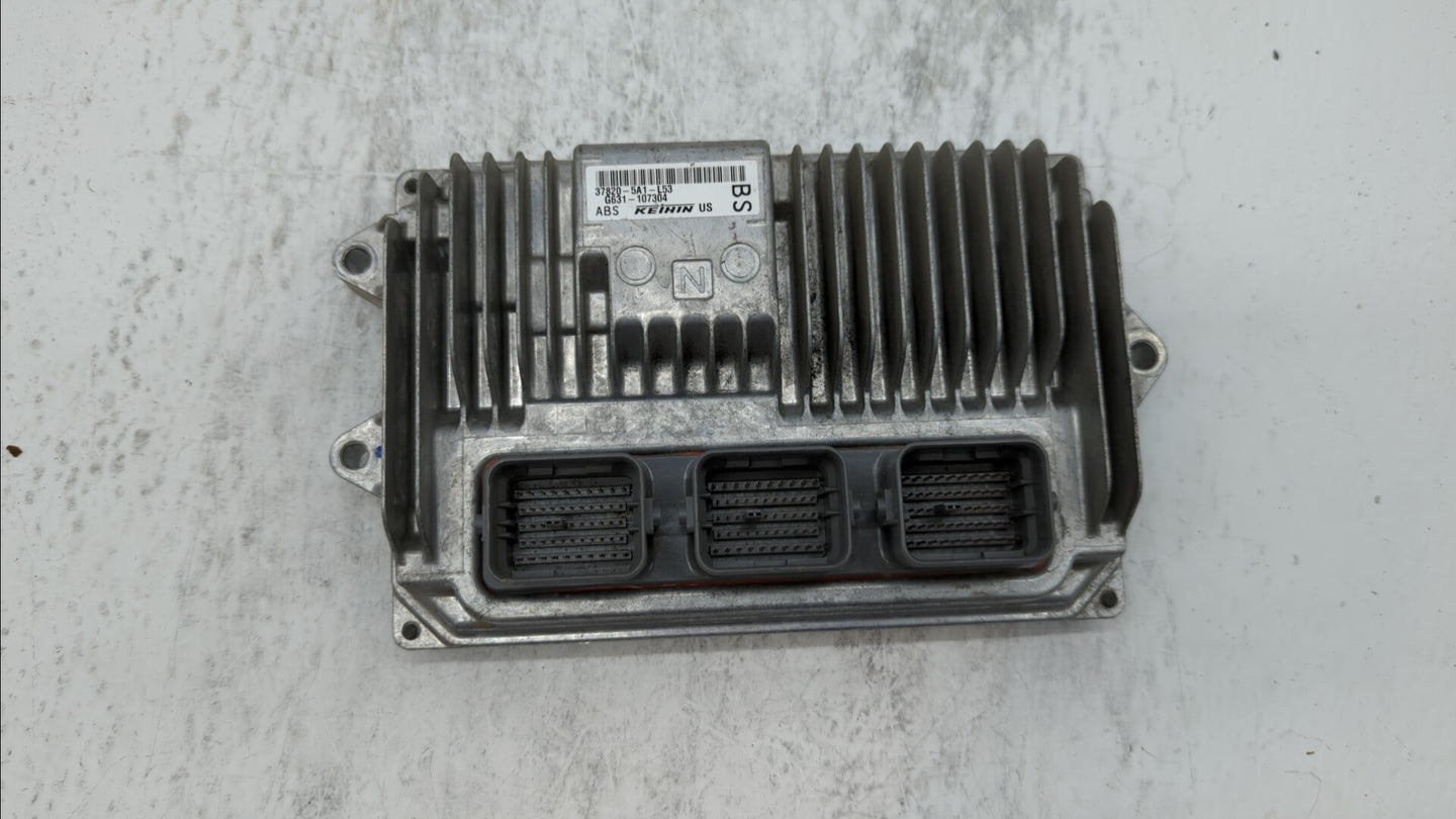2015 Honda Accord PCM Engine Control Computer ECU ECM PCU OEM P/N:37820-5A1-L54 37820-5A1-L53 Fits OEM Used Auto Parts - Oem