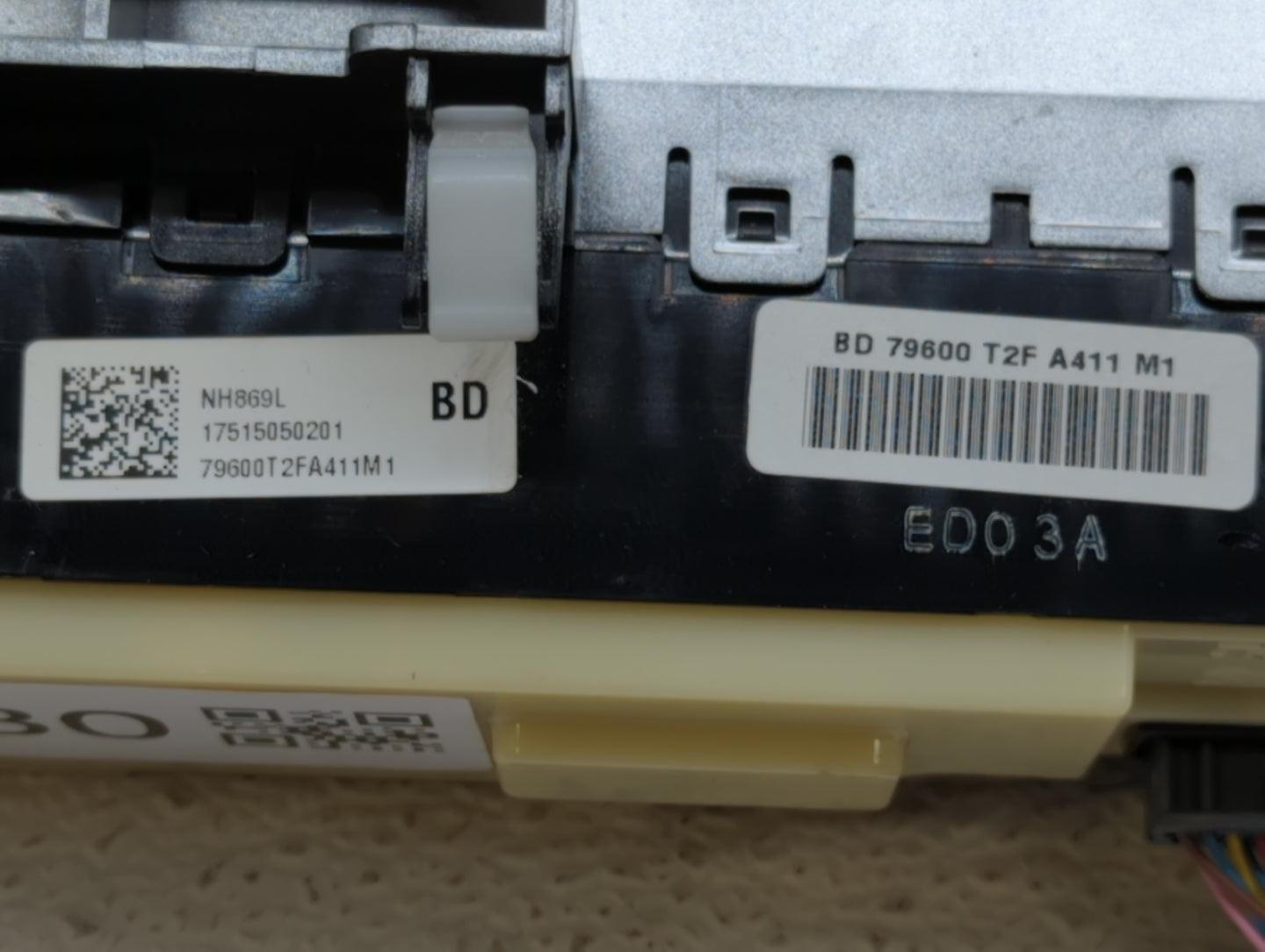 2013-2015 Honda Accord Climate Control Module Temperature AC/Heater Replacement P/N:79630STK A411M1 79600 T2F A611 M1 Fits O