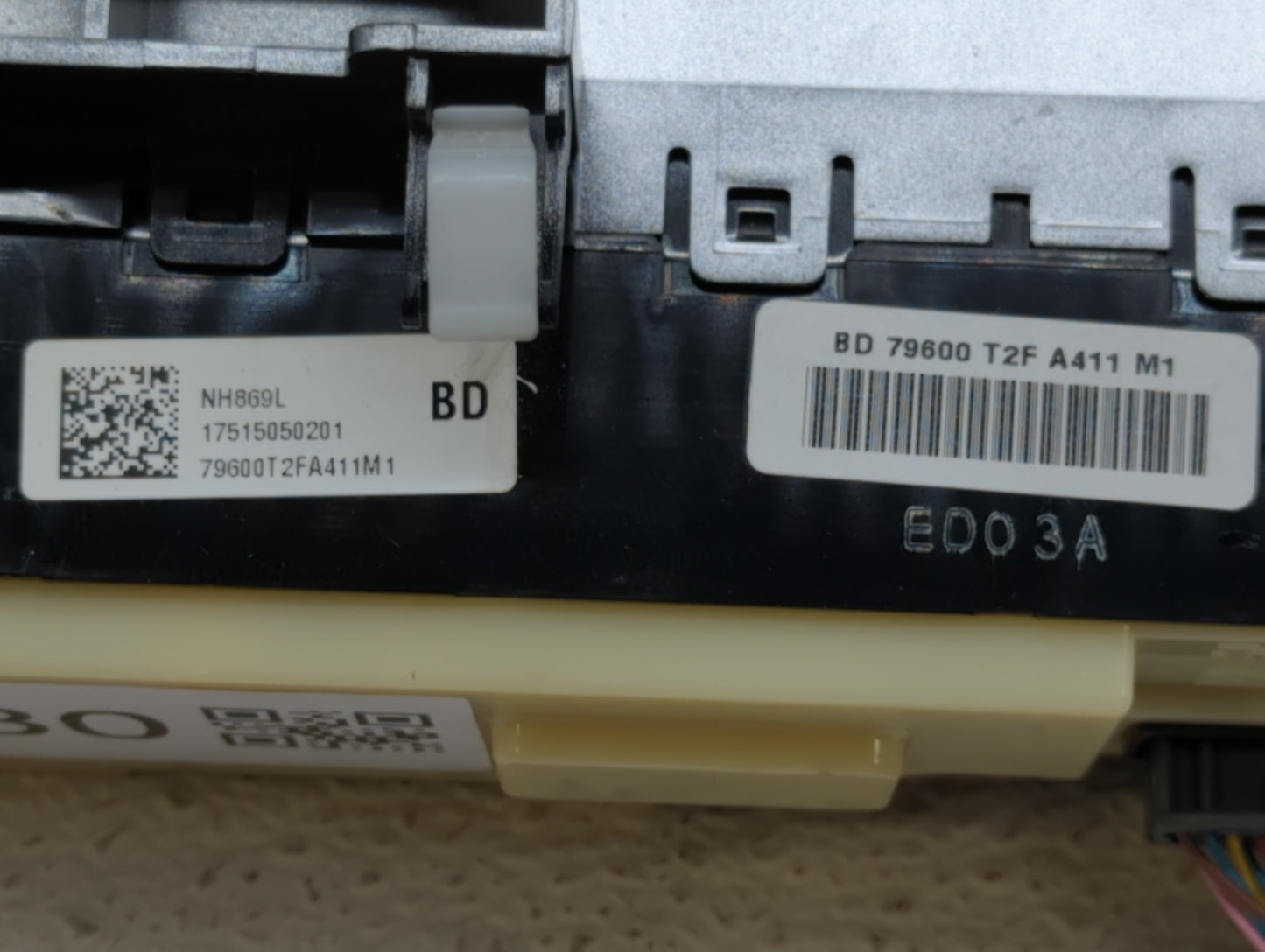 2013-2015 Honda Accord Climate Control Module Temperature AC/Heater Replacement P/N:79630STK A411M1 79600 T2F A611 M1 Fits O