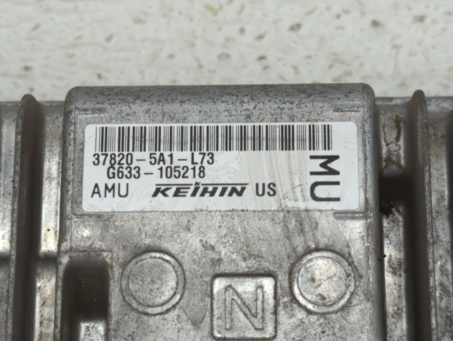 2015 Honda Accord PCM Engine Control Computer ECU ECM PCU OEM P/N:37820-5A1-L54 37820-5A0-A74, 37820-5A1-L73 Fits OEM Used A
