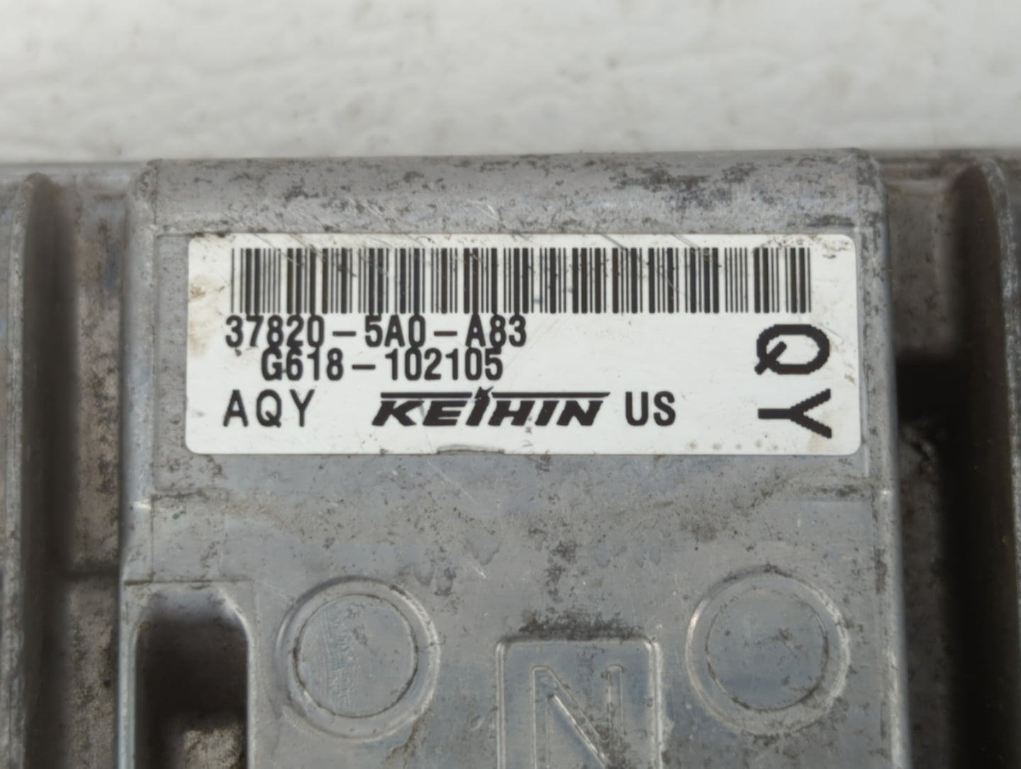 2015 Honda Accord PCM Engine Control Computer ECU ECM PCU OEM P/N:37820-5A0-A83 37820-5A0-A14, 37820-5A0-A63 Fits OEM Used A