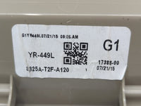 2015 Honda Accord Overhead Roof Console 498749 - Oemusedautoparts1.com